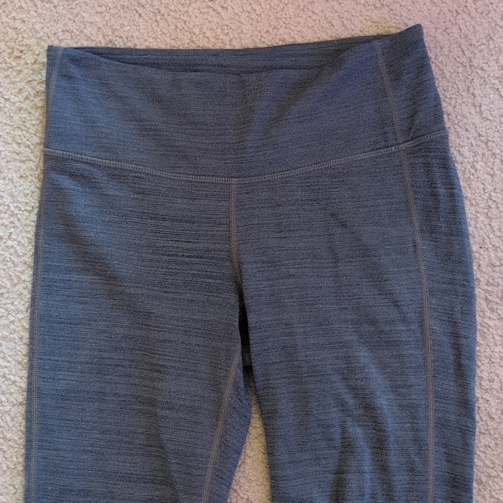 Athleta Gray Full Length Athletic Workout Leggings Size Small - Picture 4 of 7